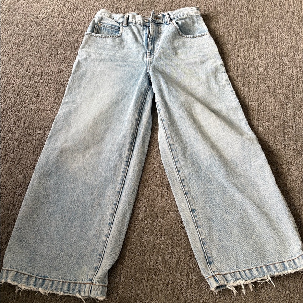 Alexander Wang Light Denim Flare Ankle Jeans